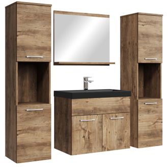 Badplaats Conjunto De Muebles De Ba&ntilde;o Montreal Xl 60 X 35 Cm - Roble Marr&oacute;