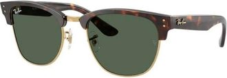 Ray-Ban Authentieke Clubmaster Reverse Bril - unisex - Zonnebrillen - Bruin - 51 MM - Accessoires