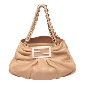 Fendi Pre-owned Handbags, female, Brown, Size: ONE SIZE Pre-owned Vintage Shoulder Bag
