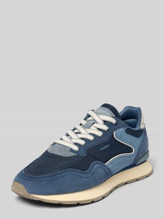 Hoff Sneaker aus Leder-Mix mit Logo-Detail Modell City in Dunkelblau, Gr&ouml;&szlig;e 36