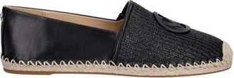Michael Kors Schoenen, Dames, Zwart, 38 EU, Leer, Kenzie Espadrille
