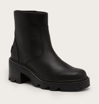 Sorel Womens Joan Now Zip Bootie In Black/ Black