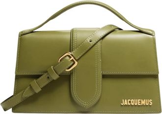 Jacquemus Le Chiquito Moyen - Dames - Handtassen - Groen - ONE Size - Katoen - Tassen