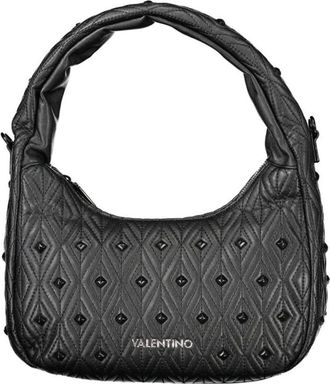 Valentino Tassen, Dames, Zwart, ONE Size, Polyester, Quilted Studded Hobo