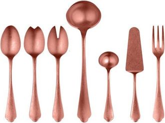 Mepra Dolce Vita Serving Set - 7 Pieces in Pewter Bronze at Nordstrom