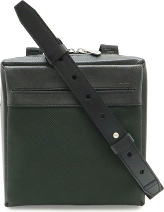Louis Vuitton Ardoise Black Leather Shoulder Bag (Pre-Owned)