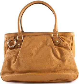 Gucci Pre-owned Handbags, female, Brown, Size: ONE SIZE Pre-owned Vintage Handbag