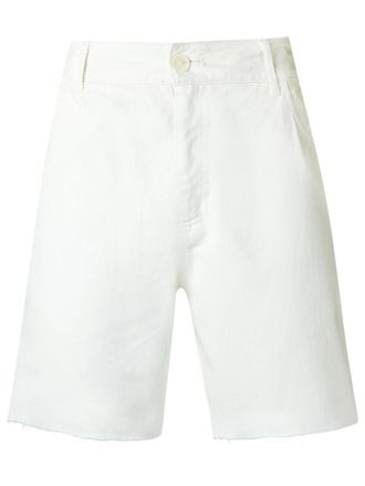 Amir Slama raw edges shorts - Wit
