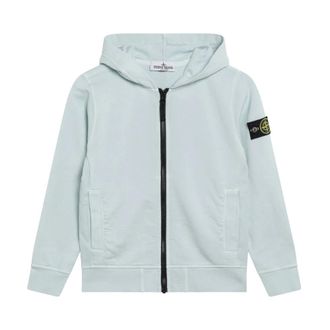 Stone Island Felpa - male - Stone Island - Kids Sweatshirts - Blue - 10 Y - Kids