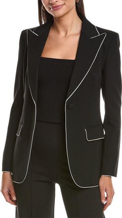 Lafayette 148 New York Peak Lapel Contrast Blazer