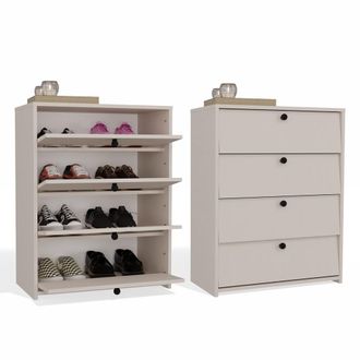 Topeshop Loka - Zapatero - 66x85x36 Cm - Cachemire