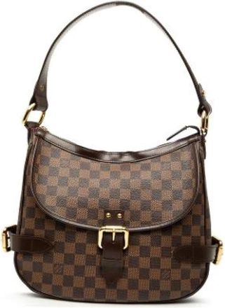 Louis Vuitton Pre-owned Highbury Shoulder Bag - Dames - Vintage Schoudertas - Bruin - ONE Size - Leer - Vintage