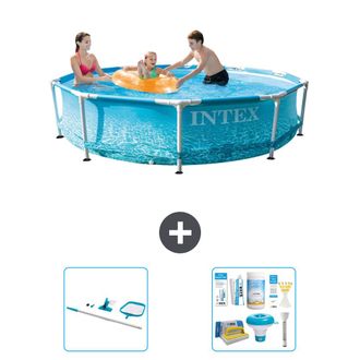 Intex Piscina Con Estructura Redonda - 305x76 Cm - 5-piezas S22438