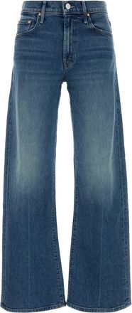 Mother Stretch Denim Lasso Sneak Wide Leg Jeans