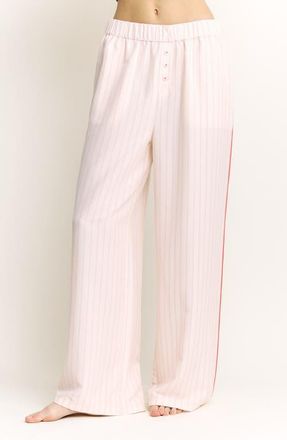 Honeydew Intimates Brunch Date Pants in Flora Stripe at Nordstrom, Size X-Small