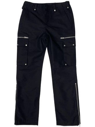 Purple Jeans in stile cargo dritti - Nero