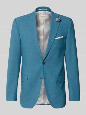 Carl Gross Carl Gross Slim Fit 2-Knopf-Sakko aus Viskose-Mix in Petrol, Gr&ouml;&szlig;e 25