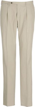 Incotex Rechte Broek - Heren - Straight fit broeken - Beige - 2XL - Katoen - Broeken
