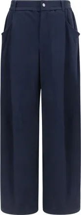 Brunello Cucinelli Blue Cotton Casual Womens Pants