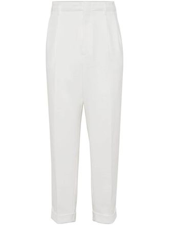 Brunello Cucinelli Pantaloni sartoriali - Bianco