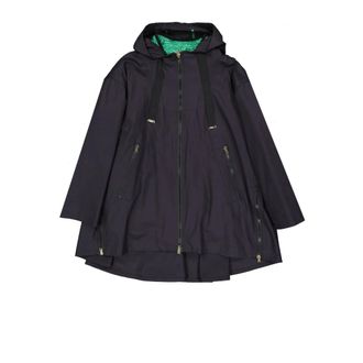 Herno Winter Jackets, female, Blue, Size: L Hooded Jacket