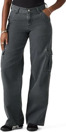 Levi's Superlow Loose Fit Twill Cargo Pants in Meteorite Pigment at Nordstrom Rack, Size 24 X 32