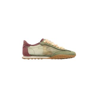 Hoff Bridge Solid Mesh - Dames - Schoenen - Groen - Maat: 39 EU Leer