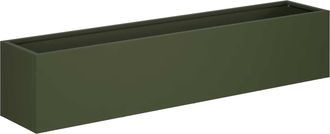 vidaXL Macetero De Jard&iacute;n Verde Oliva 80 X 20 X 20 Cm Vidaxl