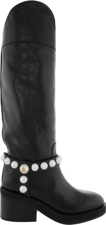 Jimmy Choo London Tonya/A 70 Embellished Knee-High Boots