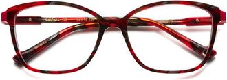 Etnia Barcelona Sajonia Oversized Square Tortoiseshell Eyeglasses with Bold Accents