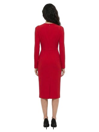 Dolce & Gabbana Womens Red Acetate Casual Dress