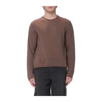 Our Legacy Rigid Popover - Heren - Truien - Bruin - Maat: L Katoen