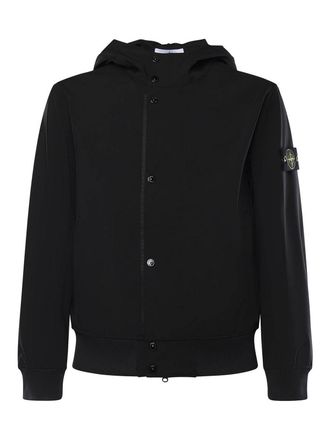 Stone Island Rainproof Nylon Rep Jacket With Logo