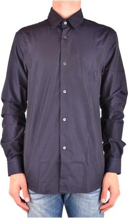 Costume National Shirt - Heren - Zakelijke Overhemden - Blauw - S - Overhemden