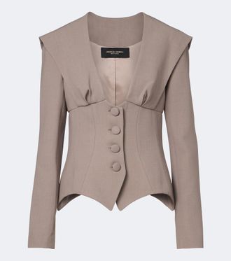 Georges Hobeika Chaqueta con cierre de botones