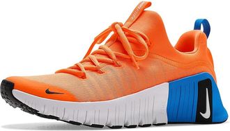 Nike Free Metcon 6 Mens Cross Training Shoes Total Orange/White/Photo Blue/Black : 11.5 M, Synthetic