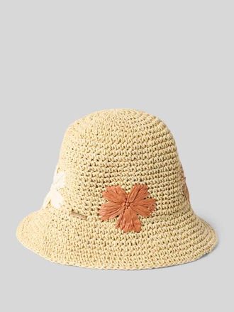 Barts Hut mit floralen Applikationen Modell DARSHY in Beige, Gr&ouml;&szlig;e 1