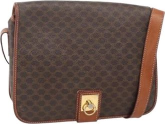 Celine Pre-owned Cross Body Bags, female, Brown, Size: ONE SIZE Pre-owned Vintage Shoulder Bag