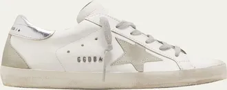 Golden Goose Super-Star Mixed Leather Sneakers