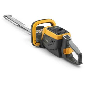 STIGA Sports HT 500e Kit Tagliasiepi a Batteria, 1 Batt. 2 Ah + Caric., 48 V, 58 cm - Lama Doppia Azione Laser, Impugnatura 180&deg; Regol. - Per Siepi e