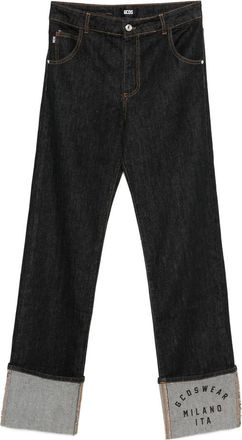 GCDS Cuffed-hem Jeans
