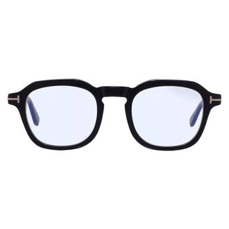 Tom Ford Blue Light Block Square Mens Eyeglasses FT5836-B 001 49
