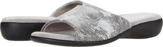 David Tate Fran Womens Shoes Grey Snake Print : 10 WW (EE), Textile