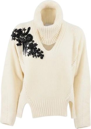 Ermanno Scervino Dames, Truien, Beige, Maat: XS
