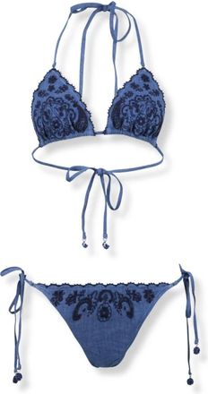 Zimmermann Donna, Costumi da bagno, Blu, L, new