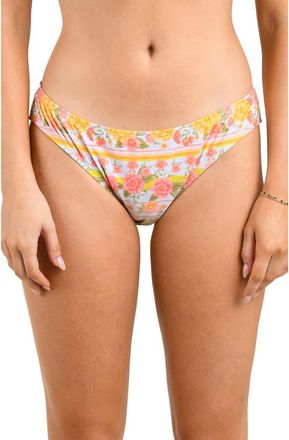 Citrus Good Day Hipster Bikini Bottoms in White Multi at Nordstrom, Size X-Small