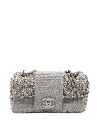 Chanel 2004-2005 Medium Tweed Fantasy Flap shoulder bag - Grigio