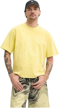 Camper Boxy T-shirt - Heren - T-shirts - Geel - XS - Katoen - Tops