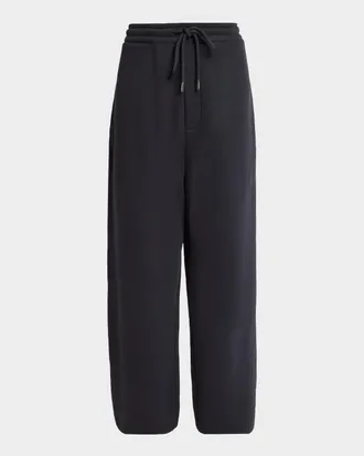 Jacquemus Men & apos;s Cotton Rosemary-Patch Jogging Sweatpants