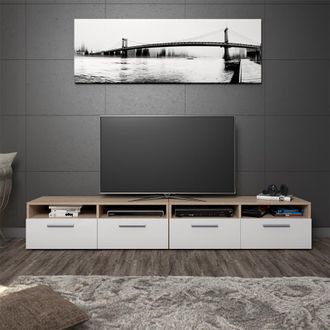 Vicco Mueble Bajo Para Tv Diego, Sonoma, 95 X 38 Cm, Vicco